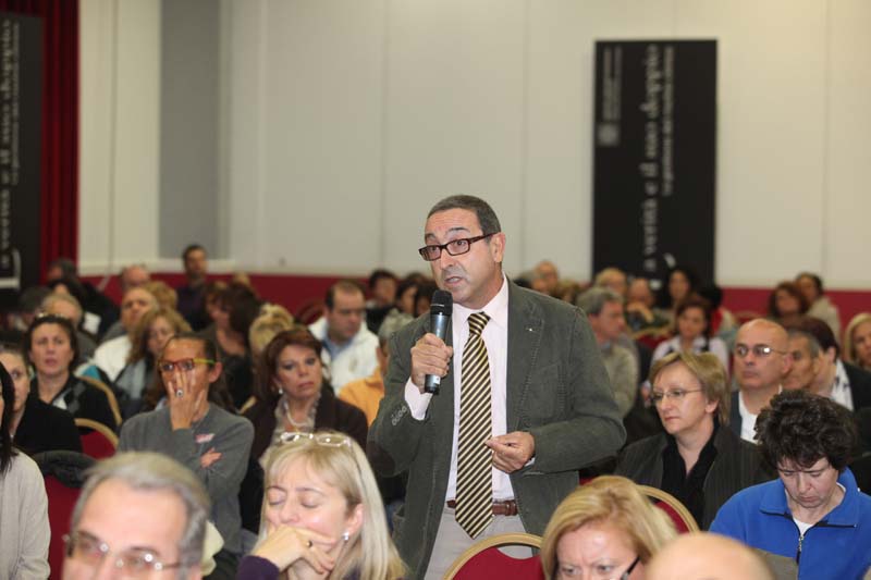 Un momento della discussione