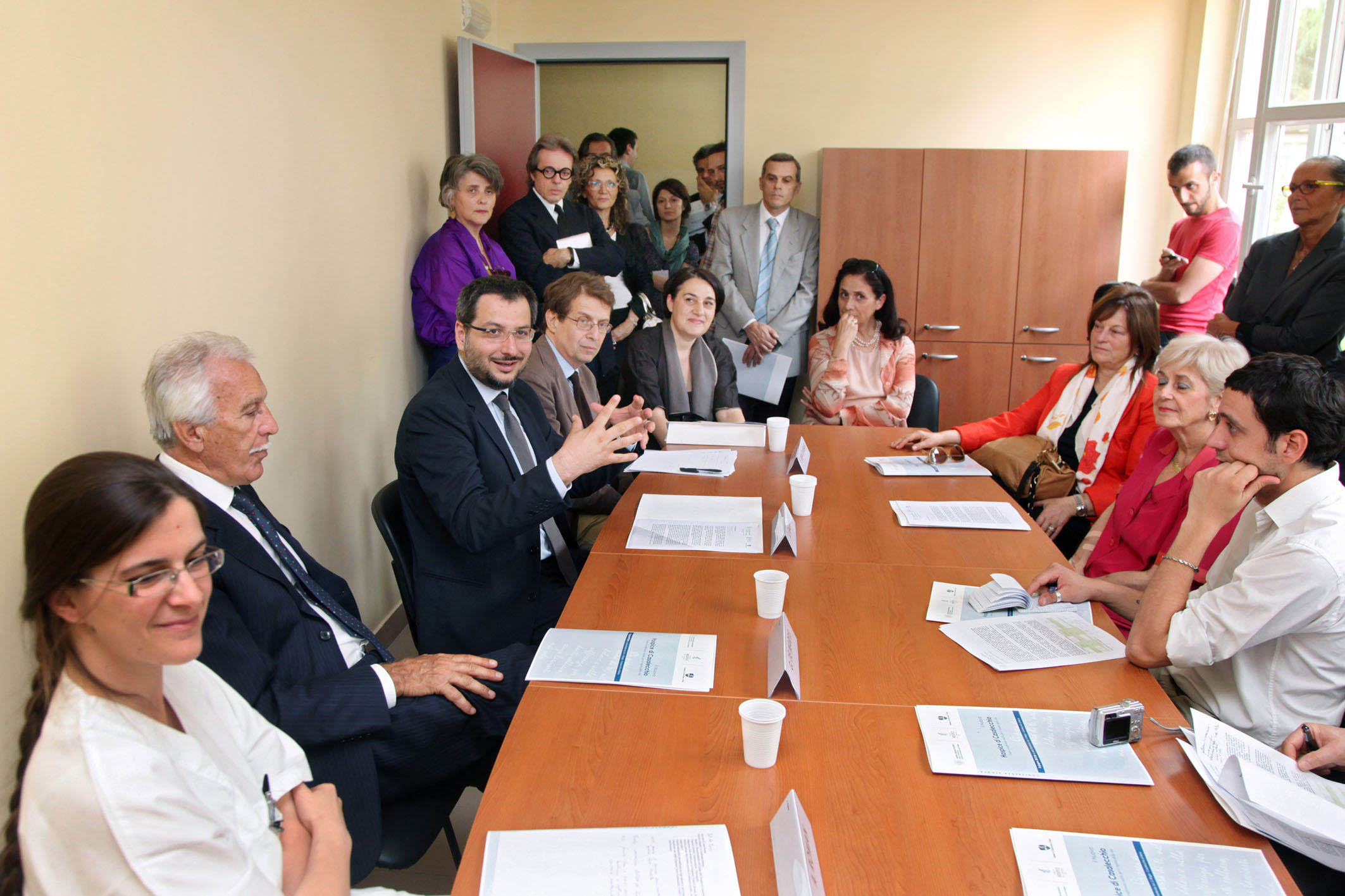 La conferenza stampa di presentazione dell'Hospice