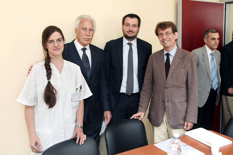 Anna Roman, Giancarlo De Martis, Simone Gamberini e Francesco Ripa di Meana