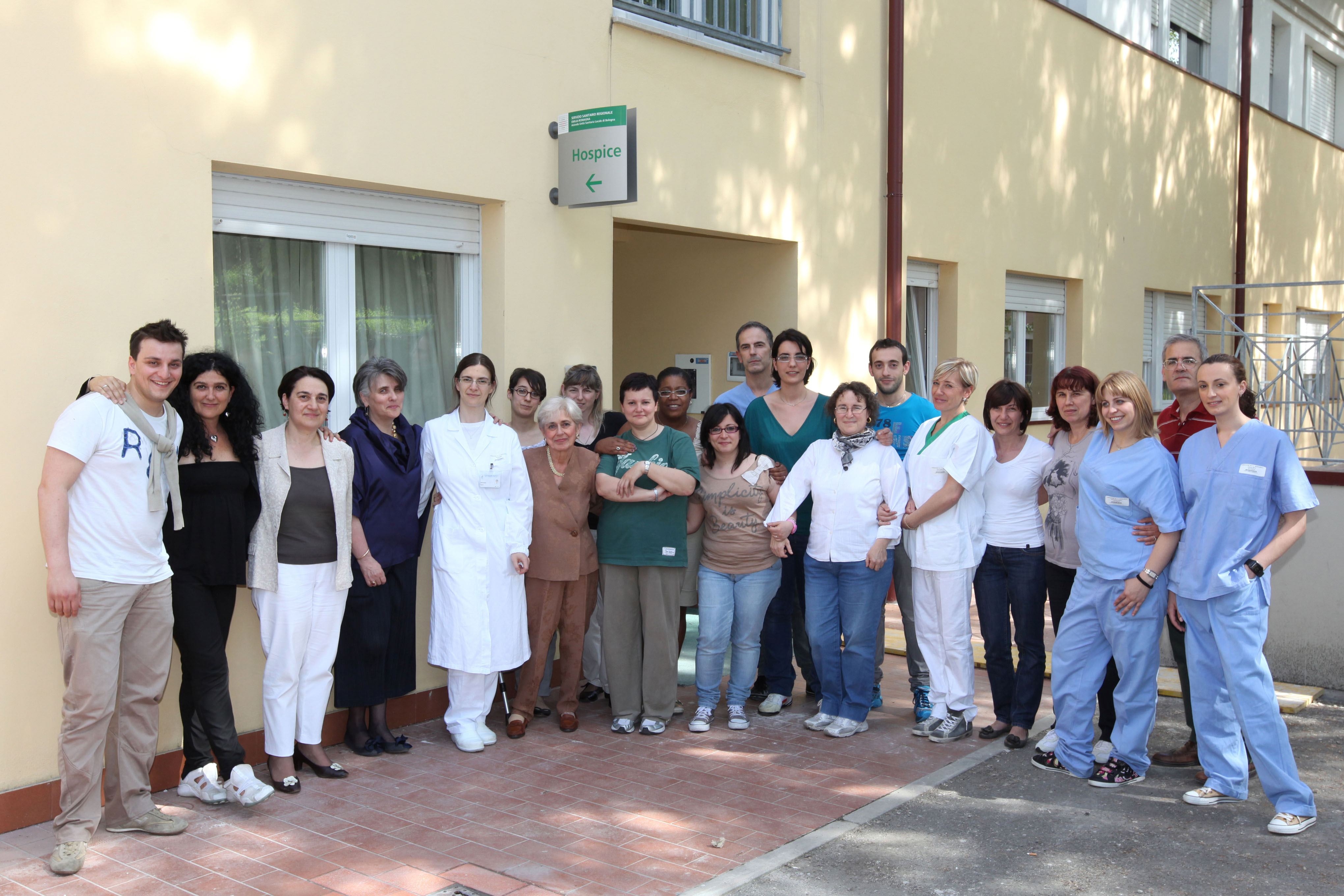 L'Equipe dell'Hospice al completo