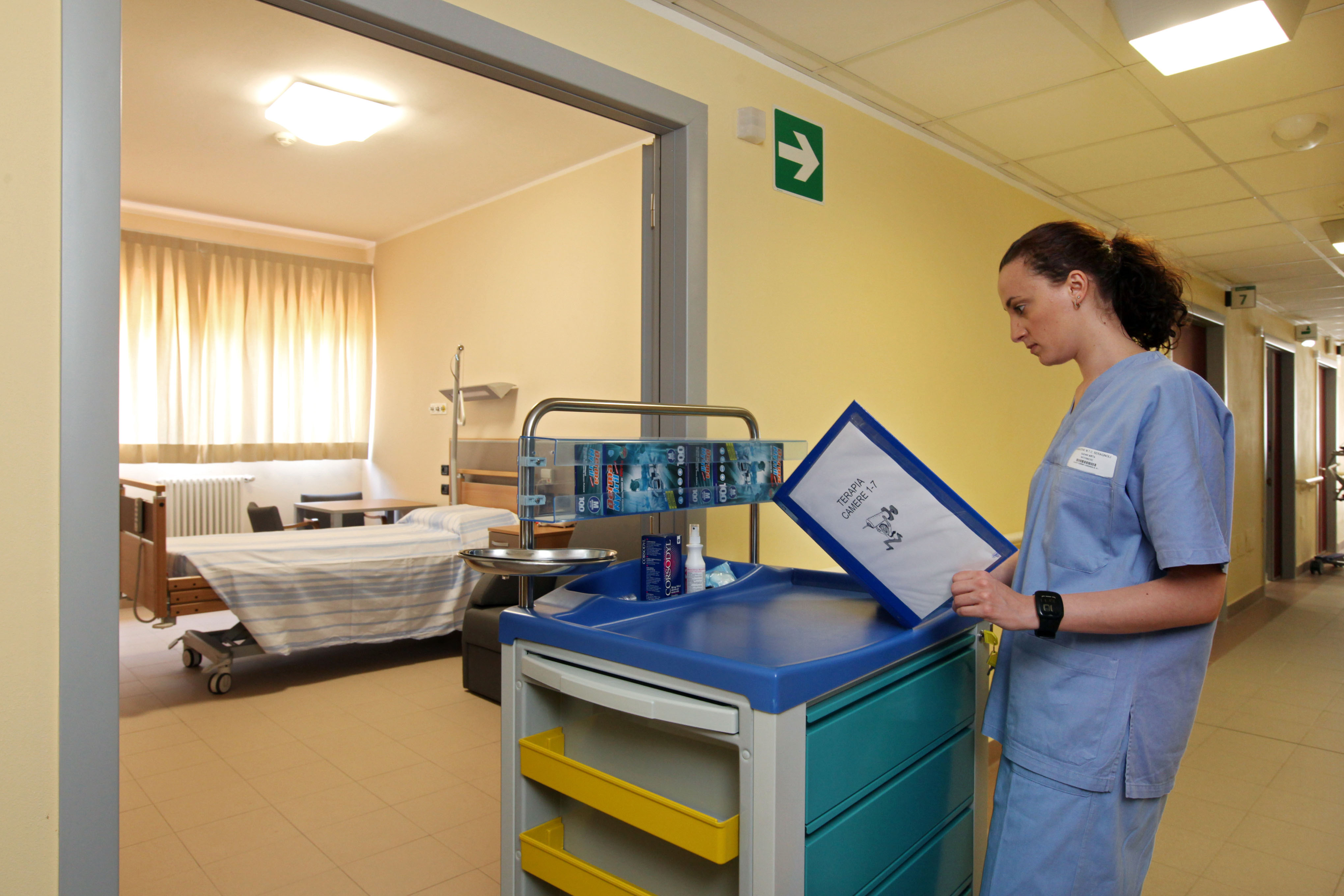 Una camera di degenza