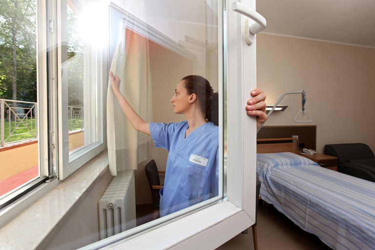 Uno scorcio dall'interno