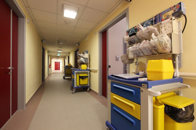 Un corridoio della struttura