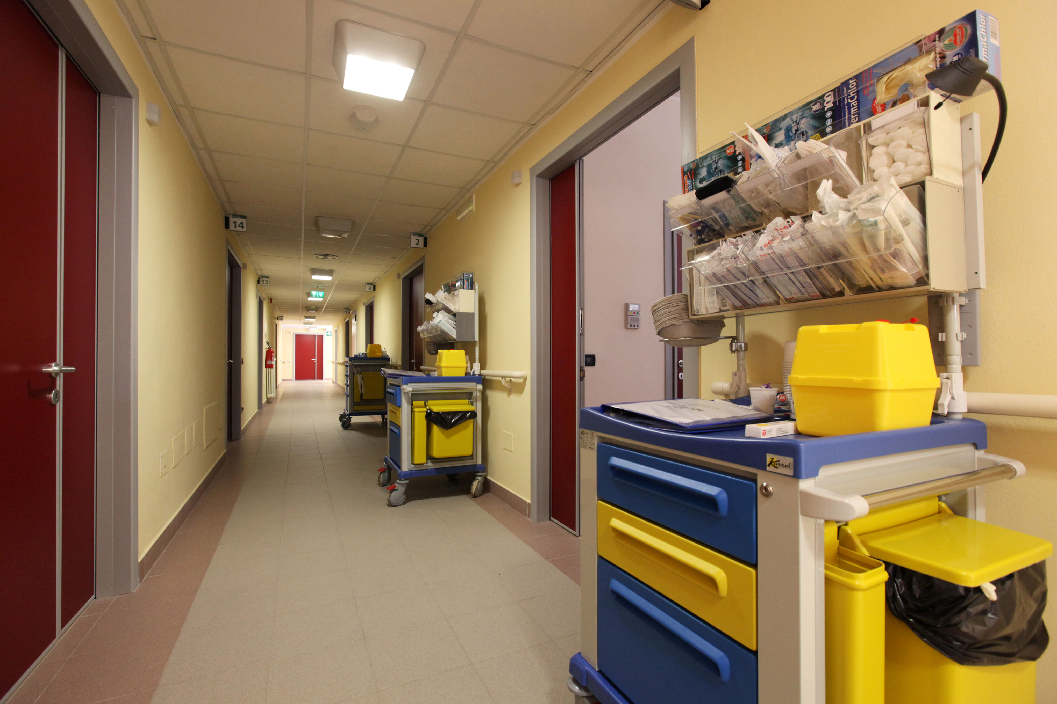 Un corridoio della struttura