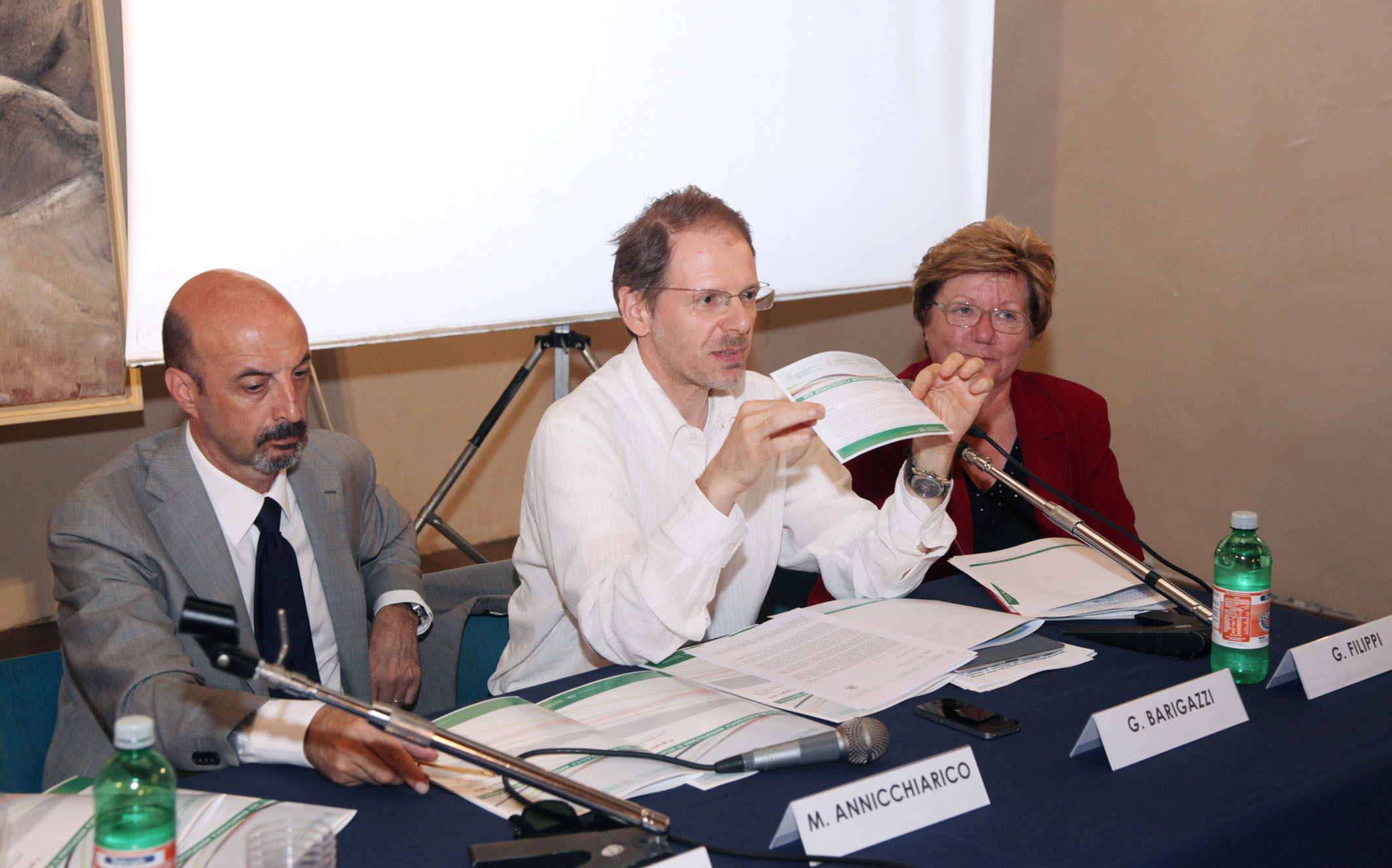 Massimo Annicchiarico, Giuliano Barigazzi e Guerrina Filippi