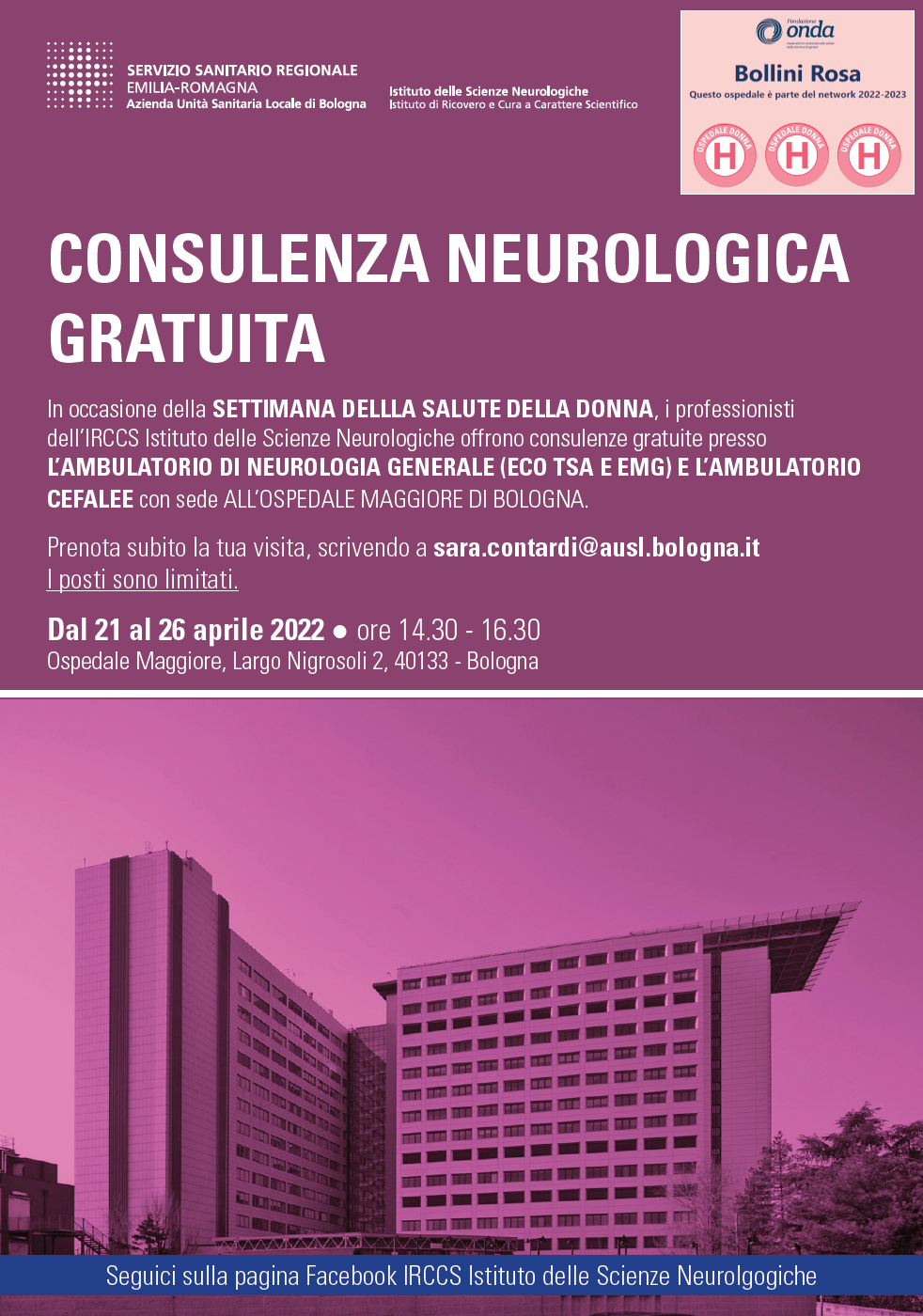 Consulenze neurologiche gratuite - Cefalea