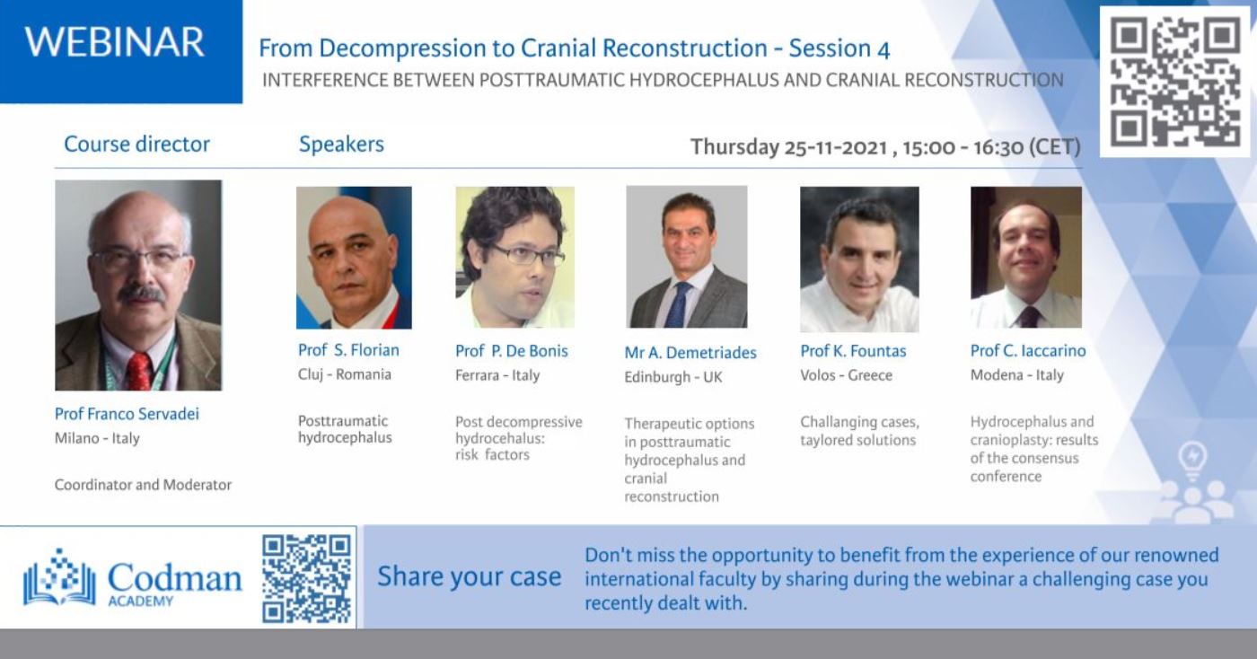 From decompression to cranial reconstruction