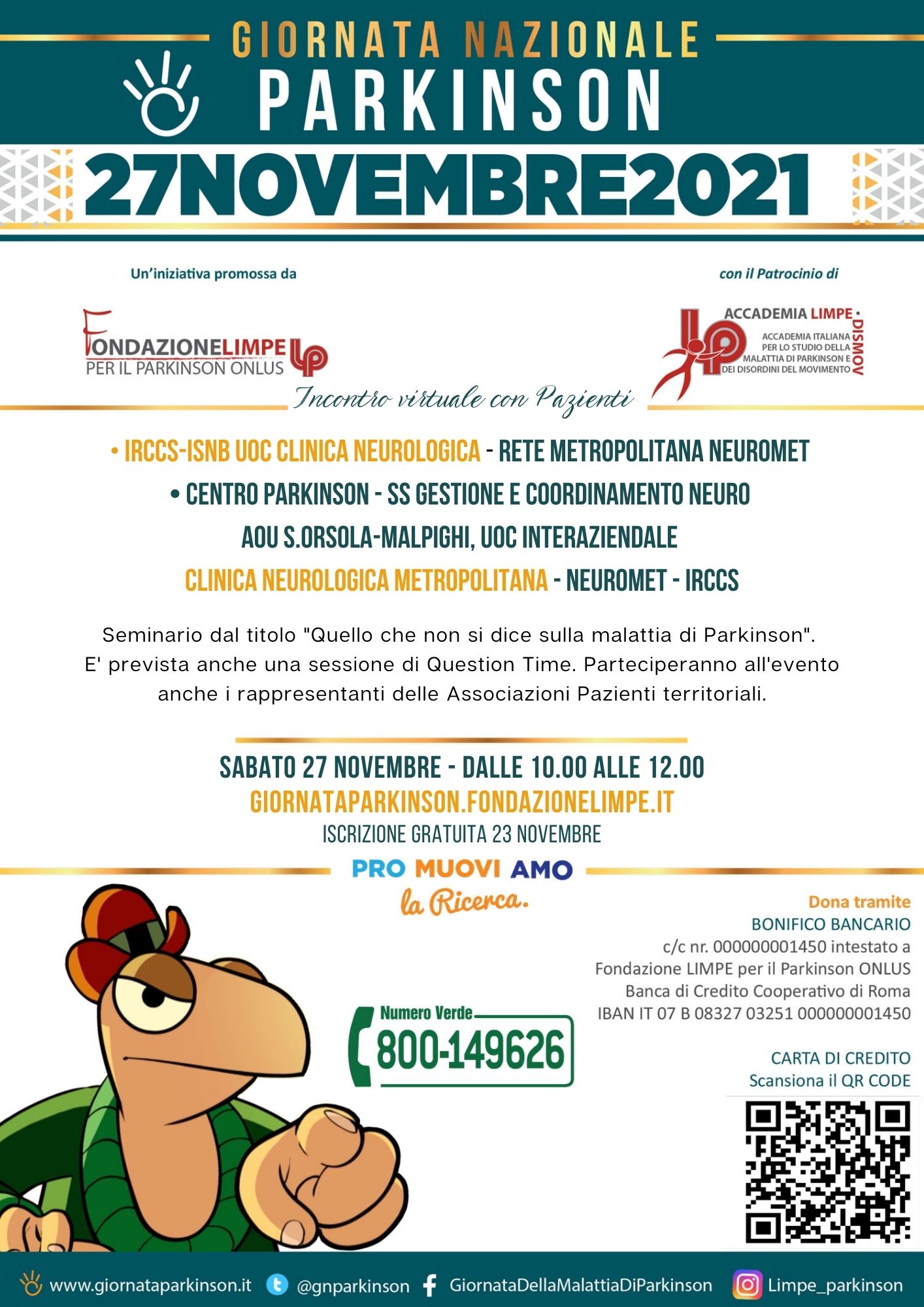 Giornata Nazionale Parkinson