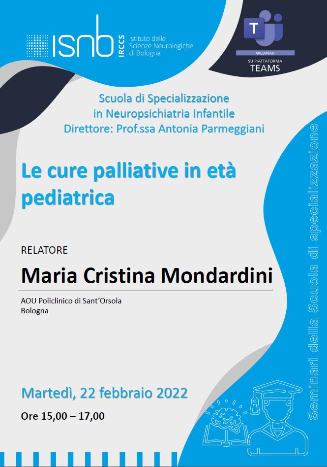 Le cure palliative in età pediatrica
