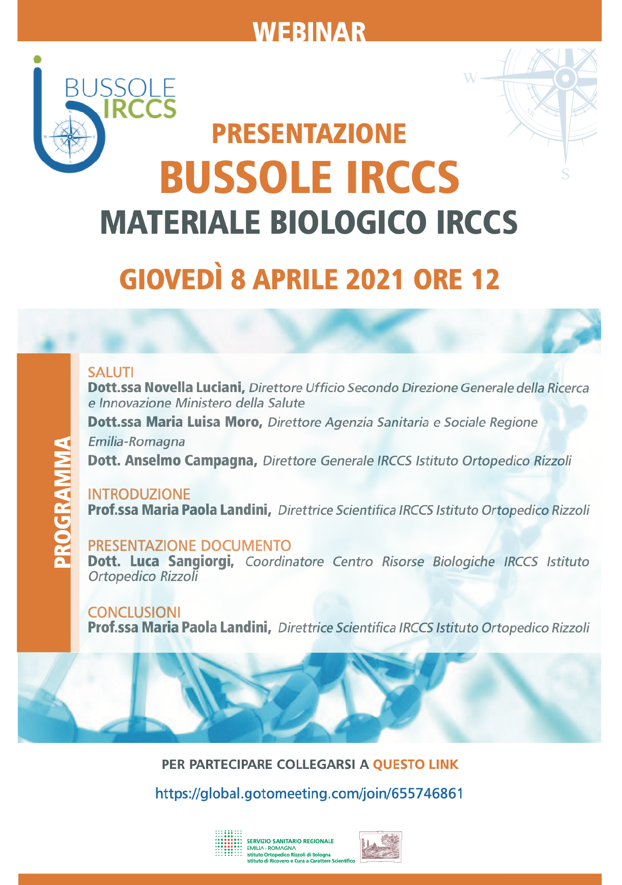 Presentazione Bussole IRCCS - Materiale biologico IRCCS