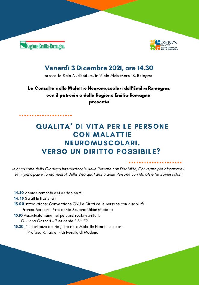 Qualità di vita per le persone con malattie neuromuscolari. Verso un diritto possibile?