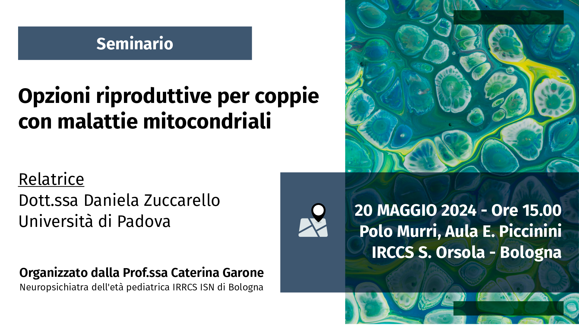 Opzioni riproduttive per coppie con malattie mitocondriali
