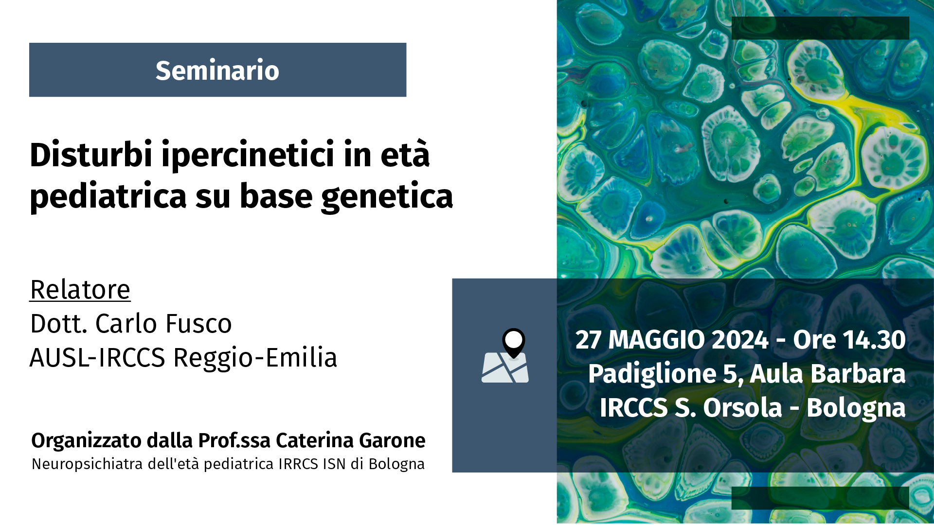 Disturbi ipercinetici in età pediatrica su base genetica Disturbi ipercinetici in età pediatrica su base genetica