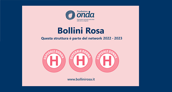 Onda assegna 6 Bollini Rosa all’Azienda Usl di Bologna.
