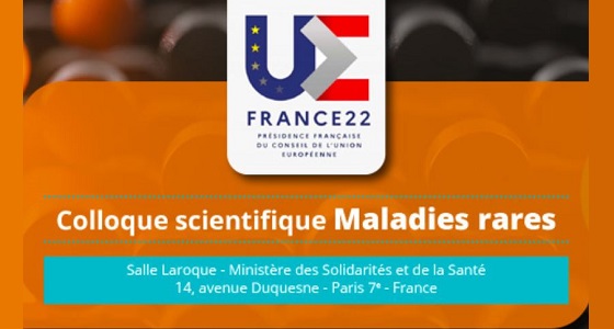 Simposio scientifico della presidenza francese del Consiglio dell'Unione europea sulle malattie rare