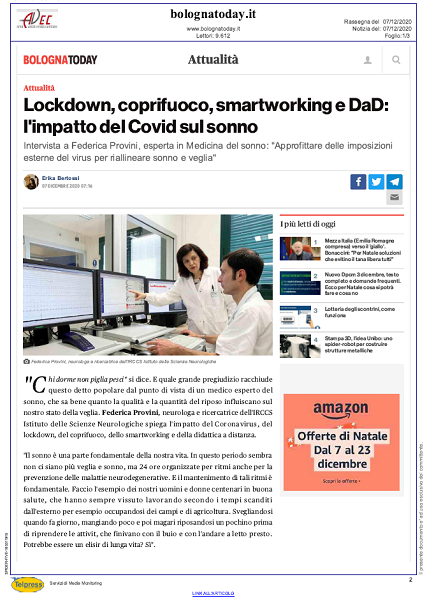 L'impatto del Covid sul sonno tra lockdown, coprifuoco, smartworking e DaD