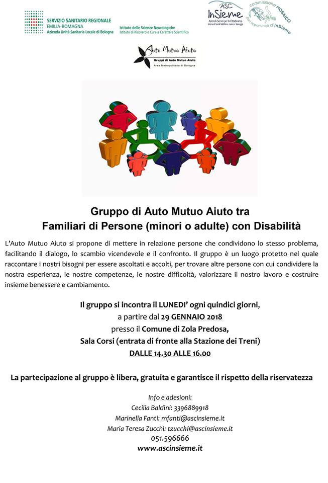 Gruppo di Auto Mutuo Aiuto tra Familiari di Persone (minori o adulte) con Disabilità