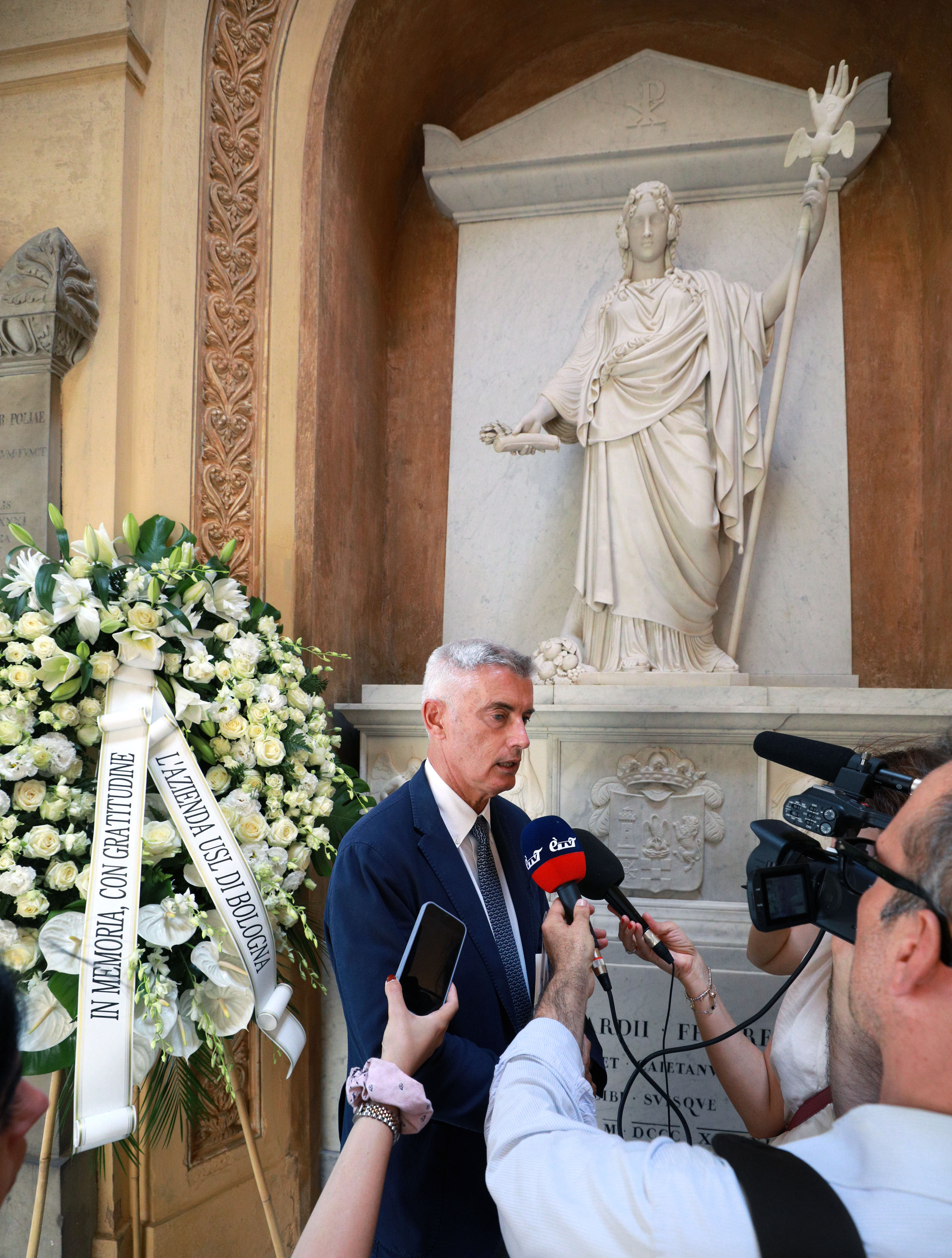 In onore del centenario della morte del marchese Carlo Alberto Pizzardi, presentazione alla stampa del restauro della tomba monumentale di famiglia presso il Cimitero Monumentale della Certosa
