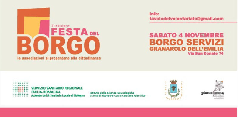 Borgo della Salute: a Granarolo il 4 novembre 2023 per la seconda edizione della "Festa del Borgo"