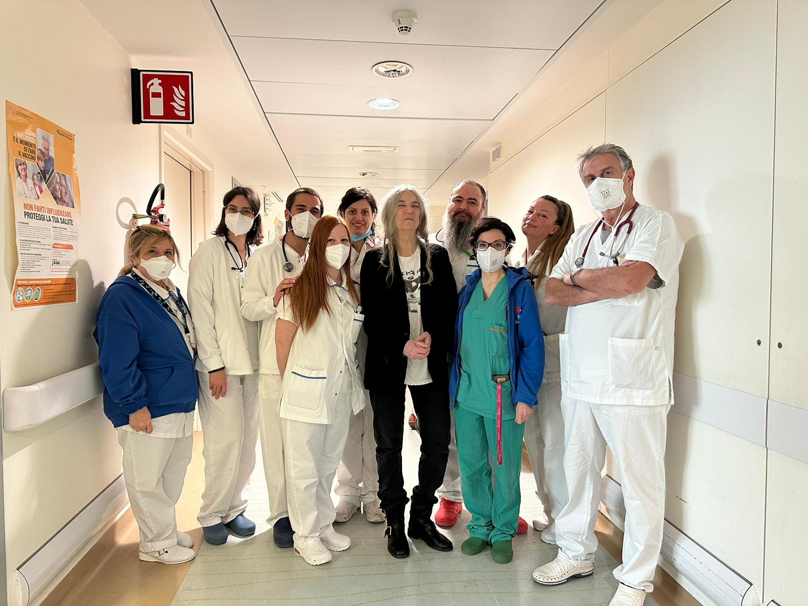 Patti Smith dimessa dall'Ospedale Maggiore