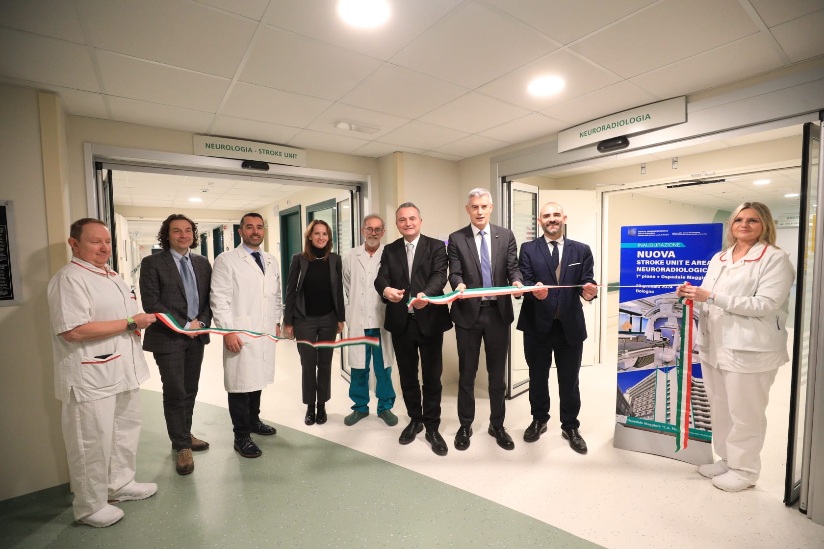 All'Ospedale Maggiore di Bologna grazie ad un investimento di oltre 4 milioni di euro nuovi spazi e nuove tecnologie per la gestione del percorso stroke in ambito metropolitano