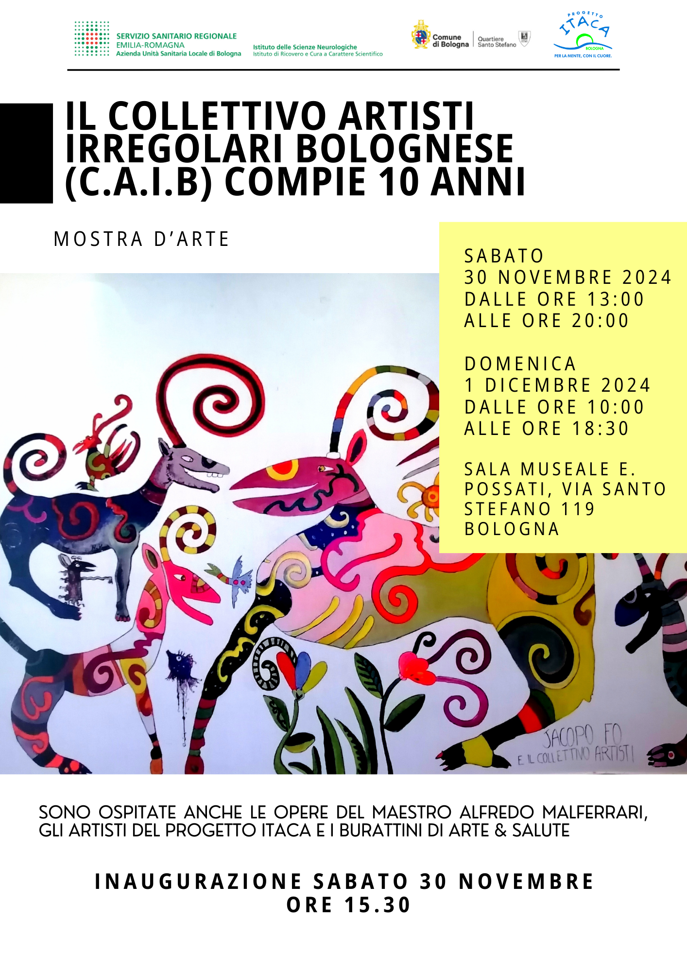 Decennale del Collettivo Artisti Irregolari Bolognese