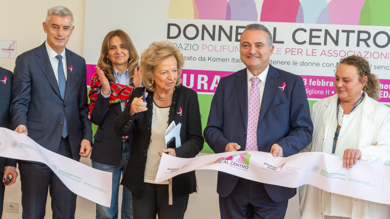 Donne al Centro. Nuovi spazi all’ospedale Bellaria per la Breast Unit e per le attività del Comitato Emilia-Romagna di Komen Italia