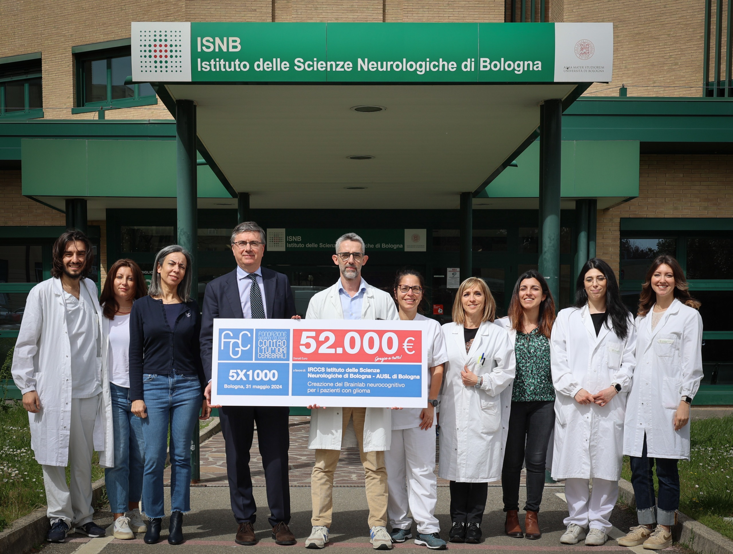 La Fondazione Giovanni Celeghin sostiene i pazienti con glioma dell'Istituto delle Scienze Neurologiche