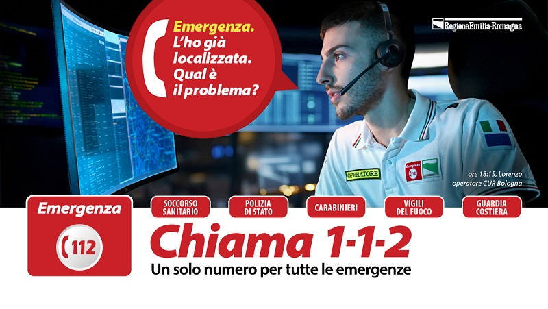 Emergenze. Numero Unico Europeo 112, a quasi tre mesi dalla prima attivazione in Emilia-Romagna oltre 380mila telefonate ricevute, 4,5 secondi il tempo medio di risposta