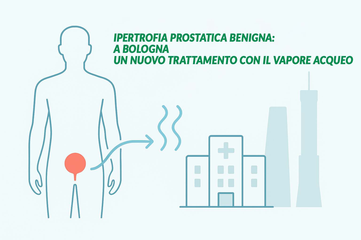 Ipertrofia prostatica benigna: a Bologna un nuovo trattamento con il vapore acqueo