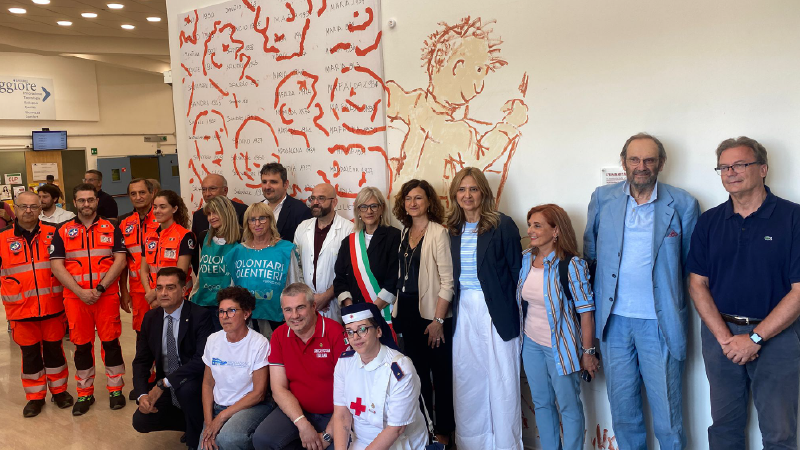 L’umanità. In tutti gli ospedali l’opera d’arte collettiva in memoria delle vittime del Covid