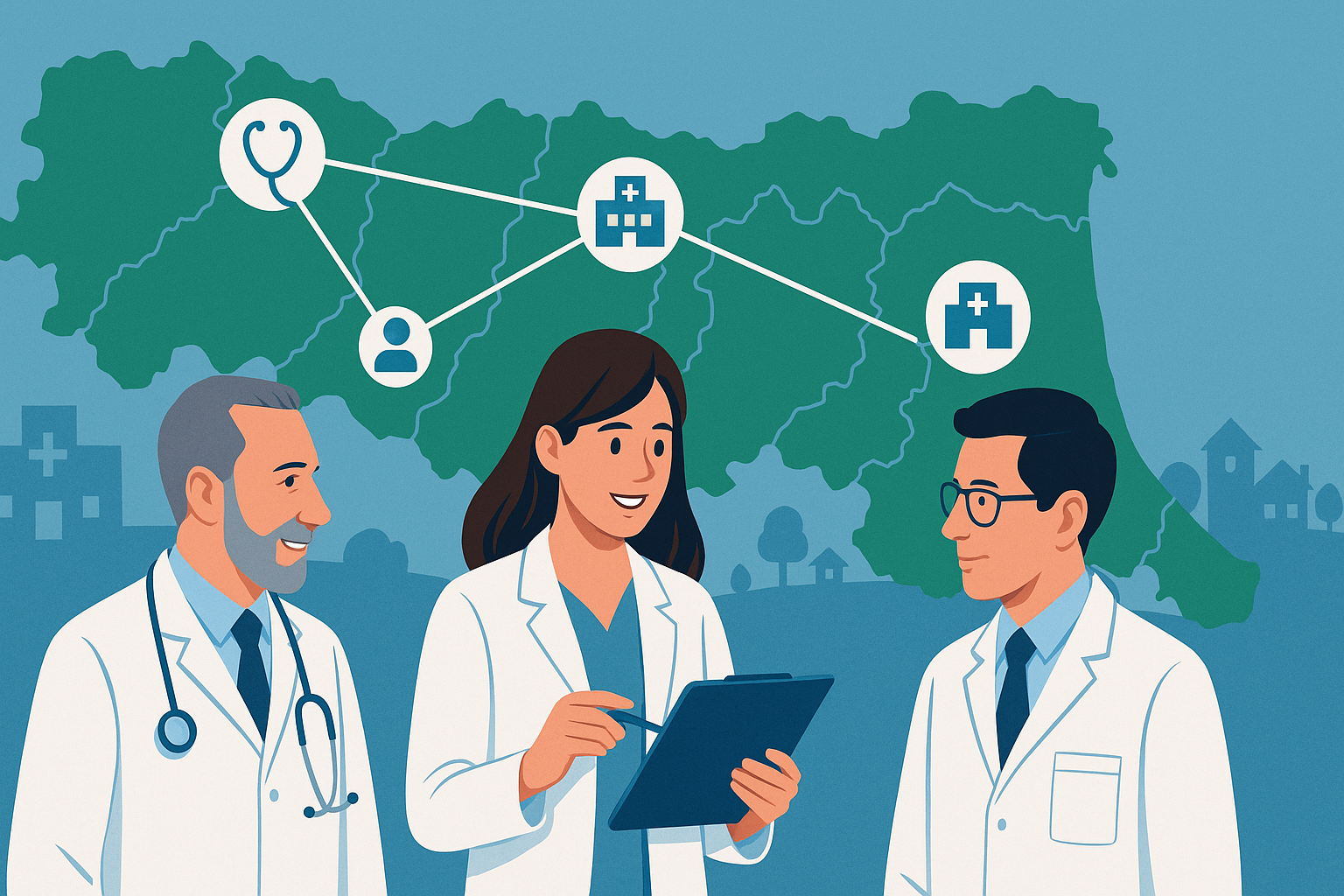 Medici di medicina generale, pediatri, specialisti convenzionati: nasce la nuova rete territoriale dell'assistenza primaria. La mappa delle nuove Aggregazioni funzionali territoriali (AFT) e Unità complesse di cure primarie (UCCP).