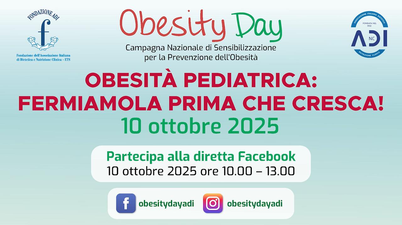 Obesity Day 2025. Obesità pediatrica: fermiamola prima che cresca!