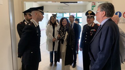 Carabinieri all'IRCCS ISNB