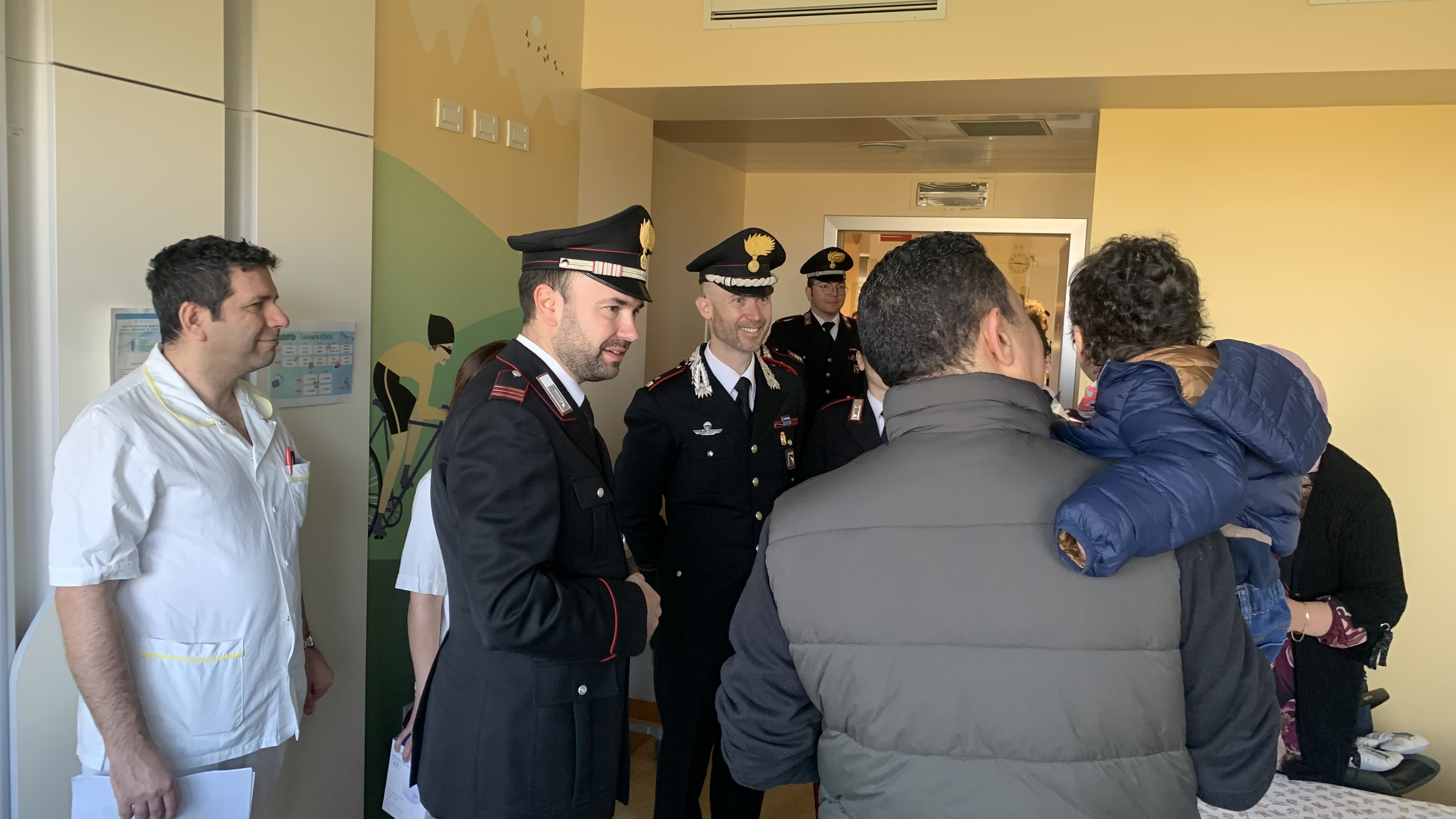 Carabinieri all'IRCCS ISNB