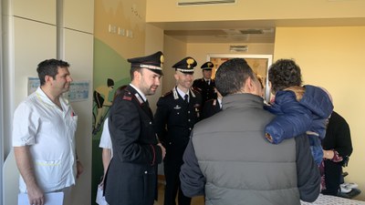 Carabinieri all'IRCCS ISNB