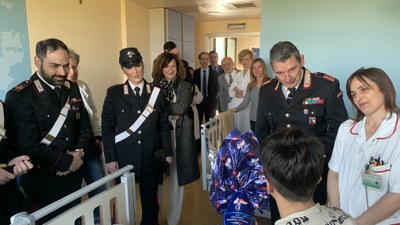Carabinieri all'IRCCS ISNB