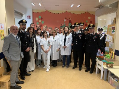 Carabinieri all'IRCCS ISNB