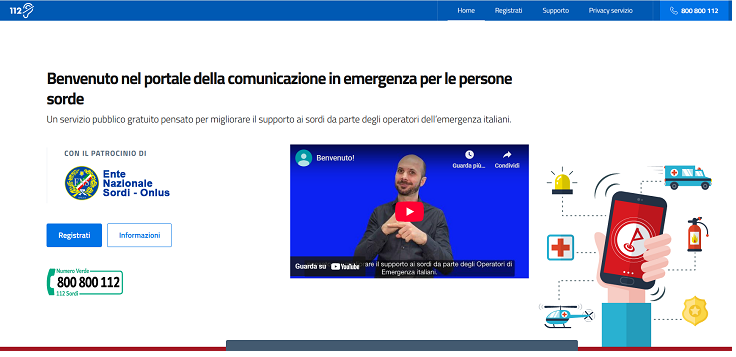 Numero Unico Emergenza 112: Regione Emilia-Romagna ed Ente Nazionale Sordi insieme per soccorsi più rapidi e inclusivi