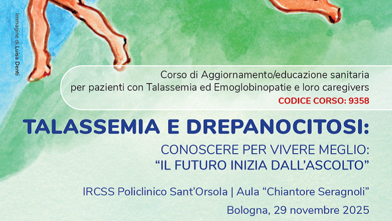Tra consigli pratici e nuove terapie: al Sant’Orsola un confronto tra specialisti e pazienti con Talassemia e Drepanocitosi