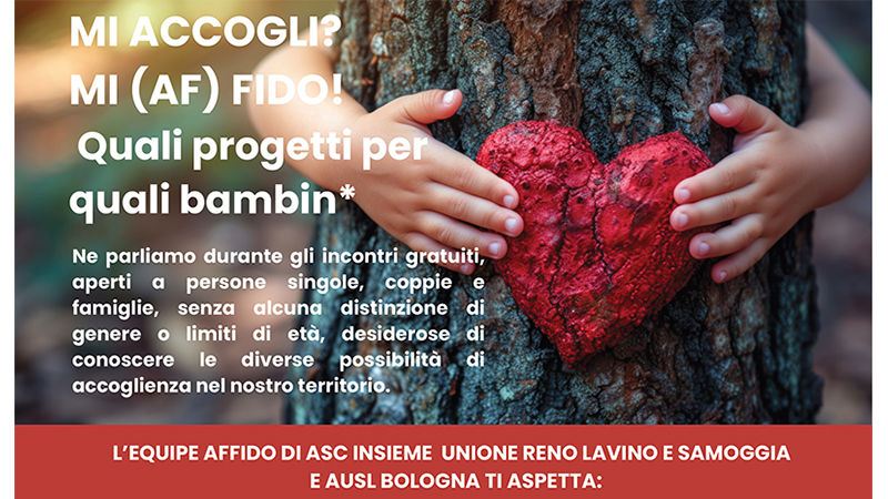 Accoglienza e affido familiare: nel Distretto Reno, Lavino e Samoggia al via la terza edizione del percorso informativo aperto alla cittadinanza