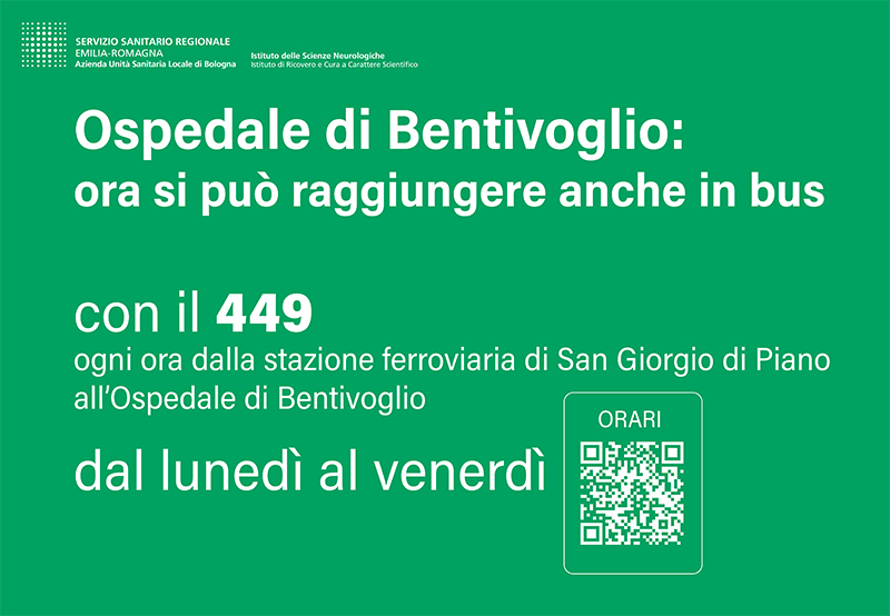 Dal 15 settembre un nuovo collegamento bus per l’Ospedale di Bentivoglio