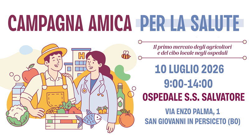 Il mercato degli agricoltori all'Ospedale di San Giovanni in Persiceto