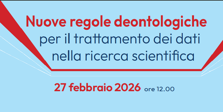 Nuove regole deontologiche per il trattamento dei dati nella ricerca scientifica