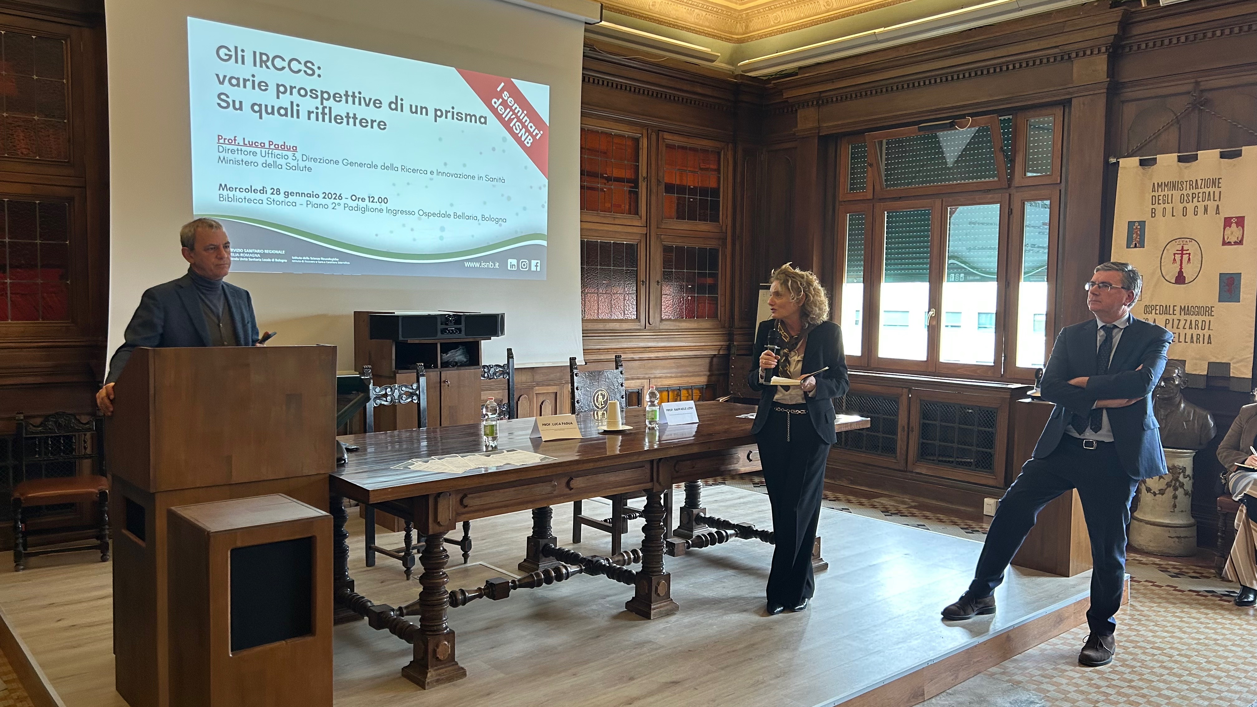 Luca Padua all'IRCCS ISN