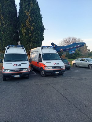 L'arrivo a Pratica di Mare