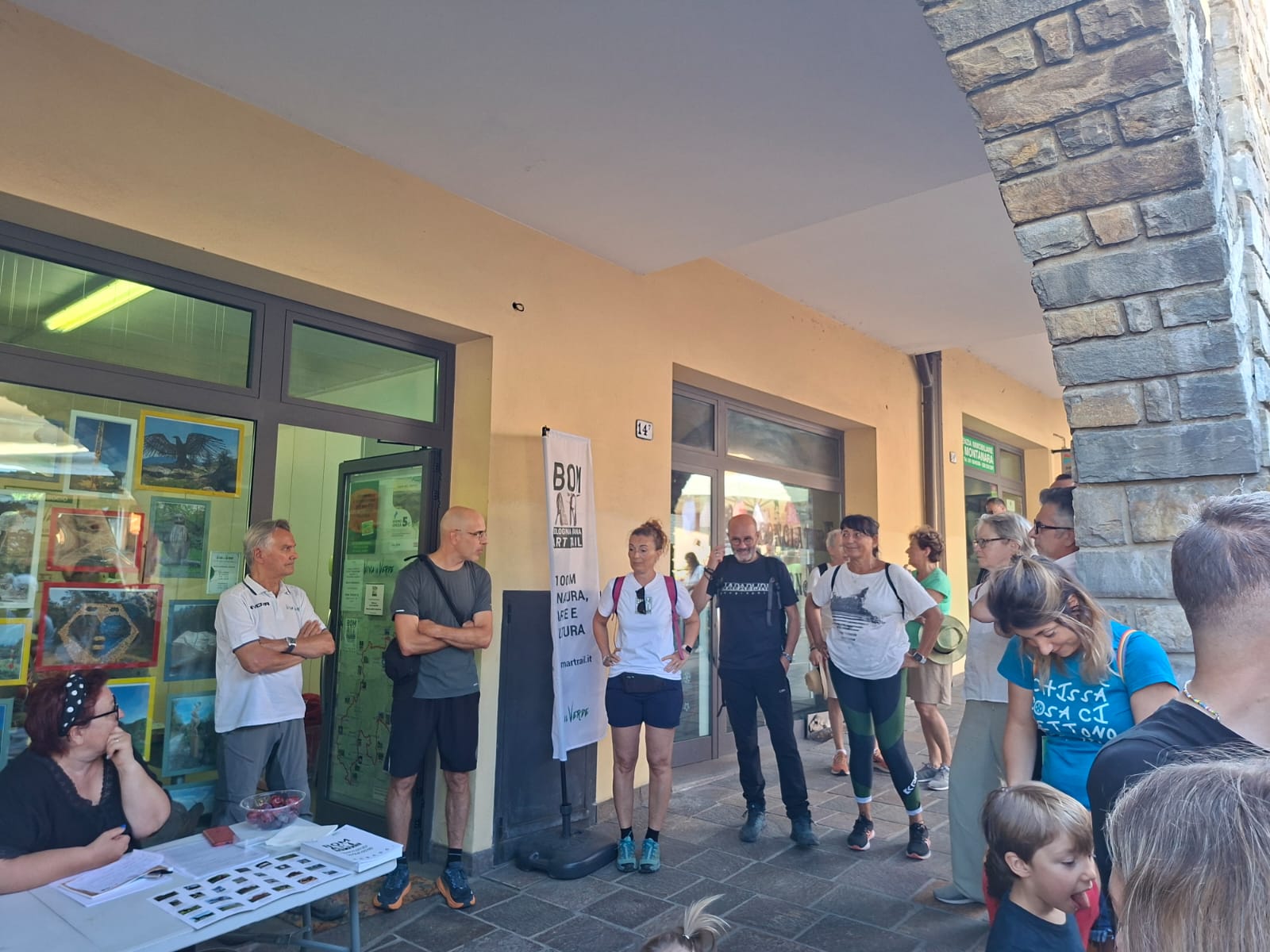 Un momento dell'inaugurazione
