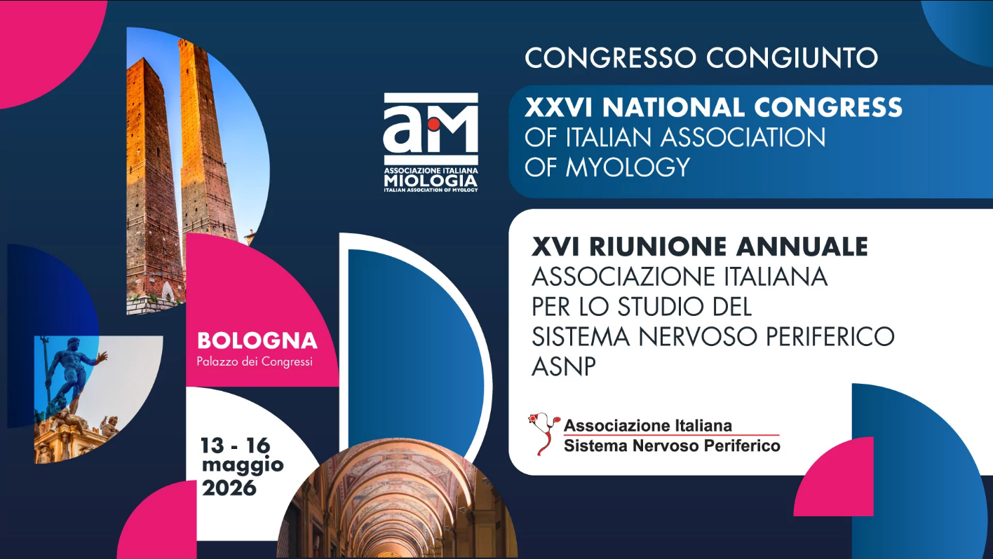 A Bologna il Congresso congiunto AIM-ASNP 2026: muscolo e nervo periferico al centro della ricerca neuromuscolare