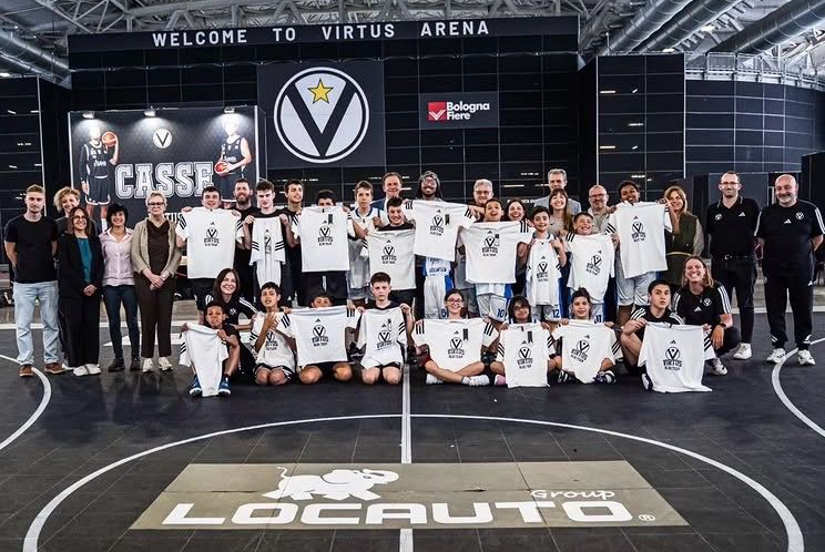 Blue Team alla Virtus Arena: sport, ricerca e inclusione insieme a Virtus Bologna