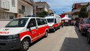 Crollo di una palazzina a Porto Sant'Elpidio, intervenuta la squadra Usar dell'Emilia-Romagna, specializzata in interventi di soccorso in contesti urbani di grave emergenza